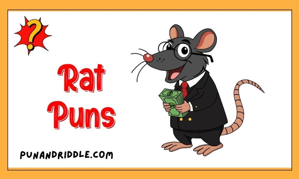 270 Rat Puns: Short, Cute & Funny One-Liner Captions For Adults 🐀😂
