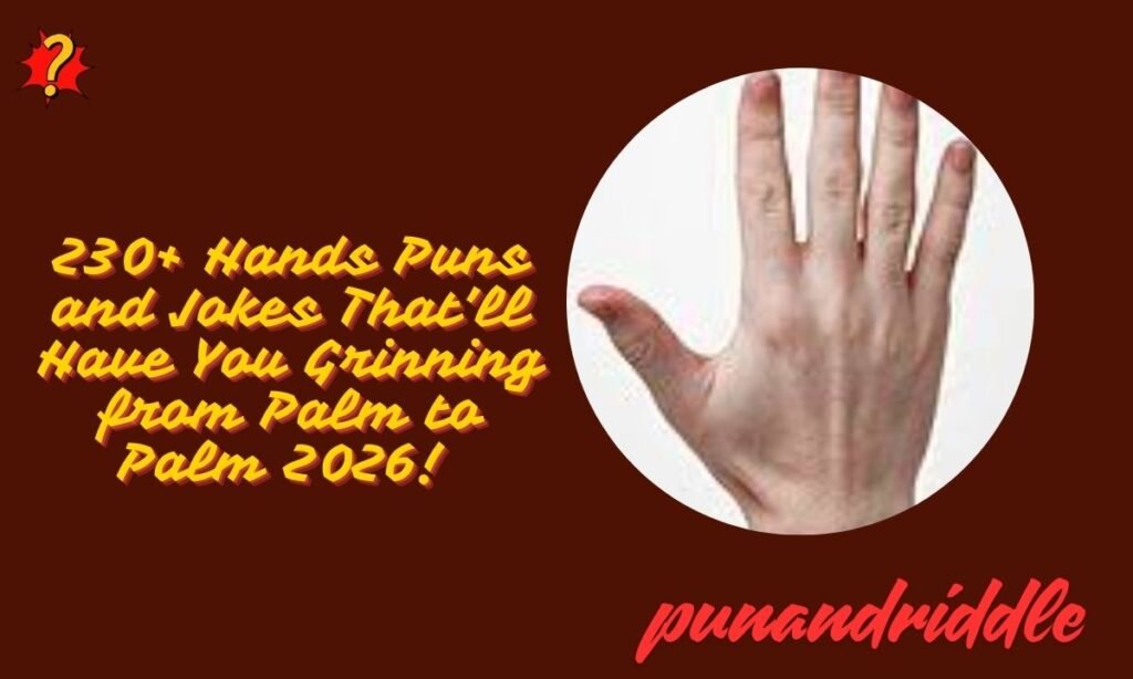 230+ Hands Puns and Jokes That’ll Have You Grinning from Palm to Palm 2026! 