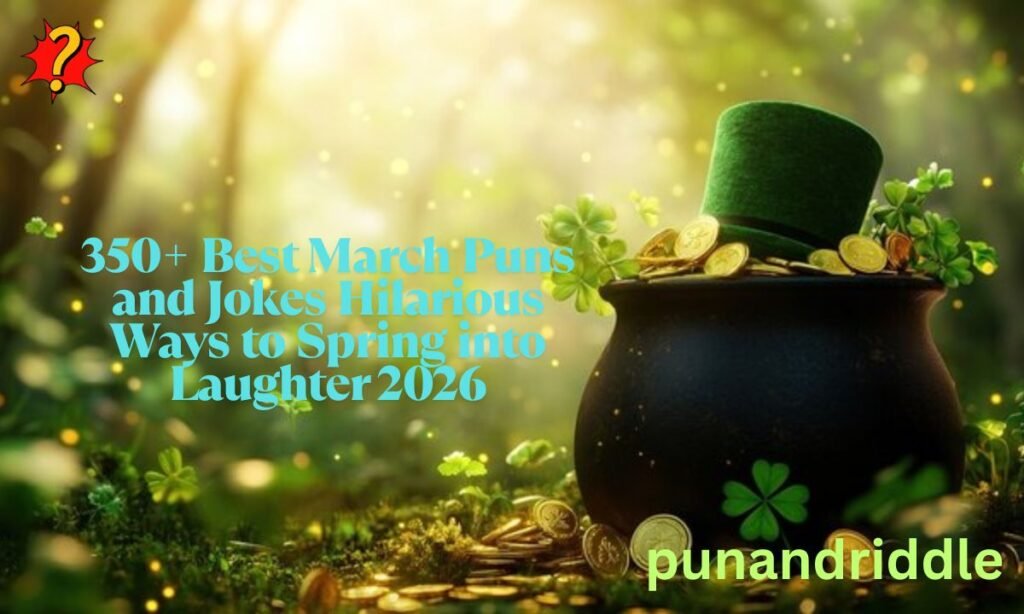 350+ Best March Puns and Jokes Hilarious Ways to Spring into Laughter 2026
