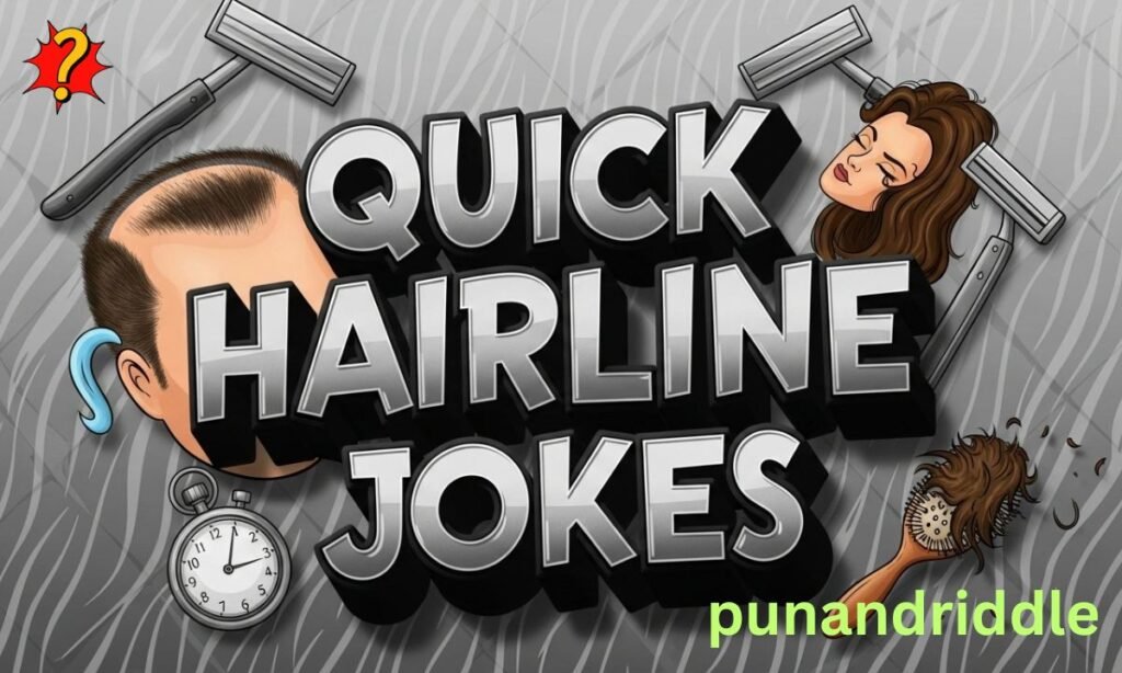 Quick One-Liner Jokes About Hairlines